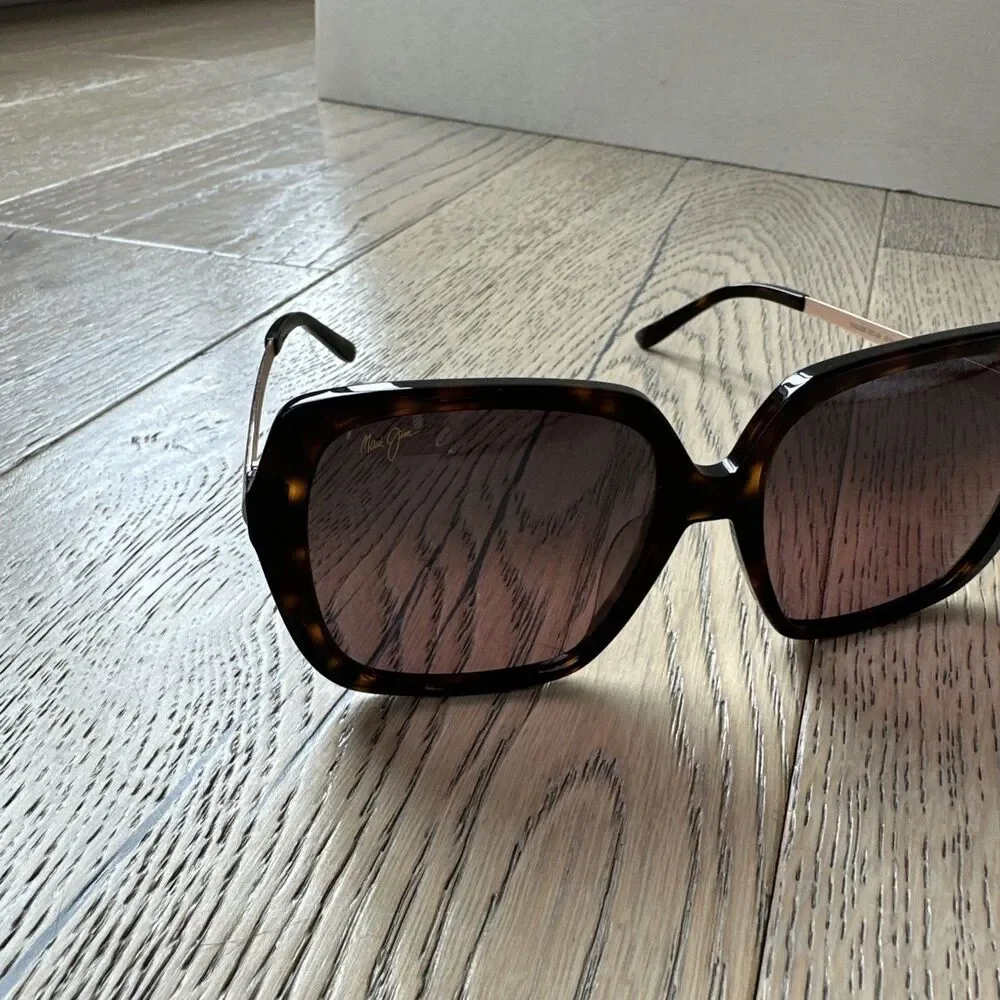 Maui Jim Pool Side MJ 838 10 Tortoise Frame + Maui Rose Polarized Matte Bronze
